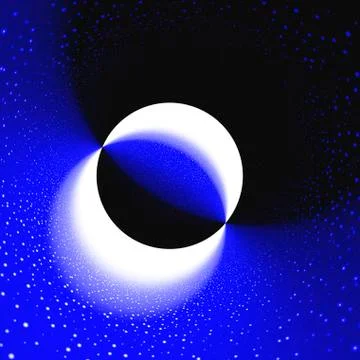 Solar eclipse, artwork 스톡 일러스트