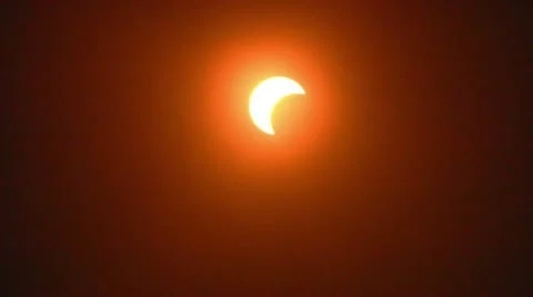 Solar Eclipse B05 Timelapse x10 Stock Footage 11095045
