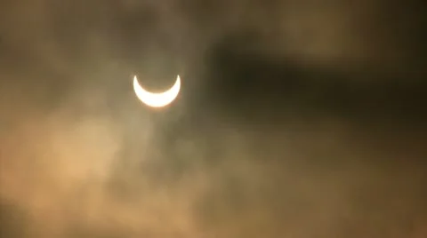 Solar Eclipse B14-1 Stock Footage 11091317