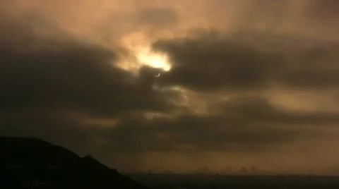 Solar Eclipse B17-2 Stock Footage 11087249