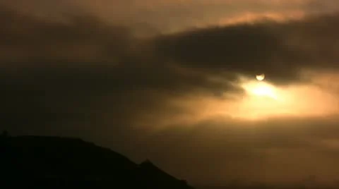 Solar Eclipse B21 Timelapse x10 Stock Footage 11092668