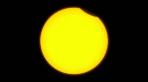 Solar eclipse for a background 1.08.08. TimeLapse Stock Footage 11140689