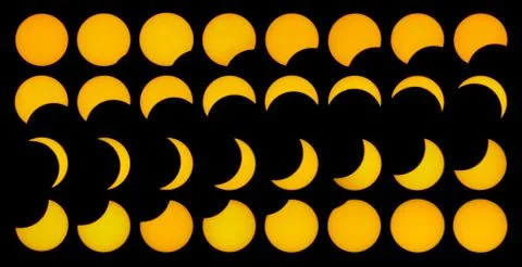 Solar eclipse for a background 29.03.06. ukraine, donetsk region Stock Illustration