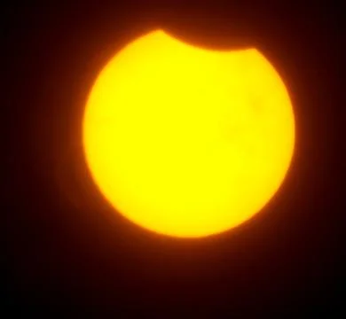 Solar eclipse for a background Stock Photos