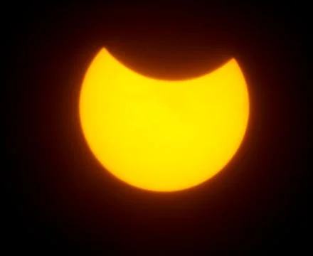 Solar eclipse for a background Stock Photos