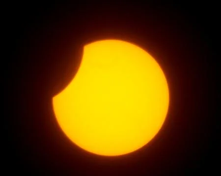 Solar eclipse for a background Stock Photos