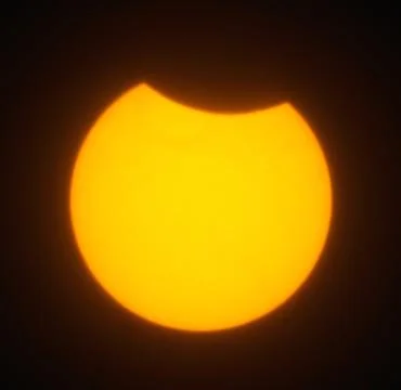 Solar eclipse for a background Stock Photos