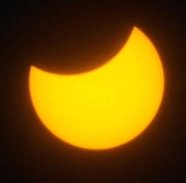 Solar eclipse for a background Stock Photos