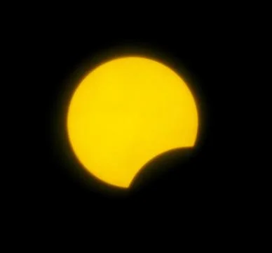 Solar eclipse for a background Stock Photos
