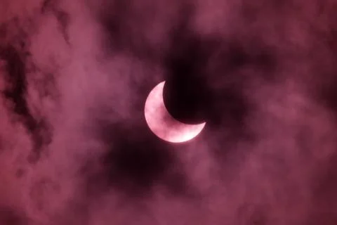 Solar eclipse in Banda Aceh, Indonesia - 26 Dec 2019 Stock Photos