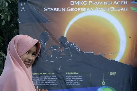 Solar eclipse in Banda Aceh, Indonesia - 26 Dec 2019 Stock Photos