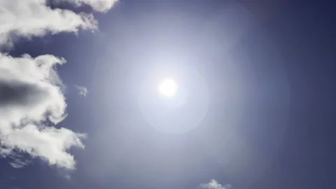 Solar eclipse. The best time to fulfill your wishes. 4K video. Stock Footage 219879089