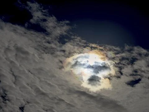 Solar eclipse. The best time to fulfill your wishes. Fotos Stock