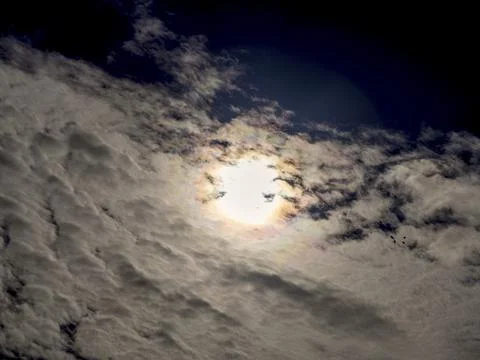 Solar eclipse. The best time to fulfill your wishes. Fotos Stock