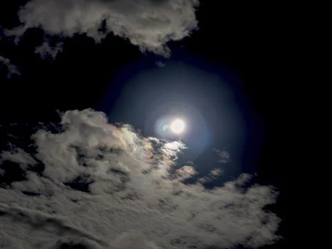 Solar eclipse. The best time to fulfill your wishes. Fotos Stock