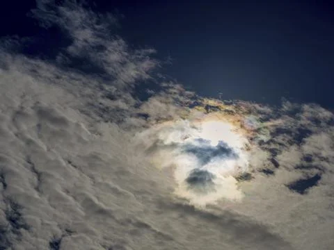 Solar eclipse. The best time to fulfill your wishes. Fotos Stock