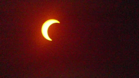 Solar Eclipse C03 Timelapse x10 Stock Footage 11100531