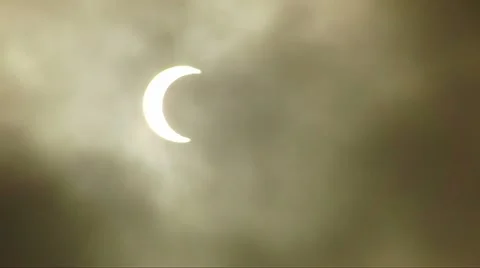 Solar Eclipse C04 Timelapse x10 Stock Footage 11104592