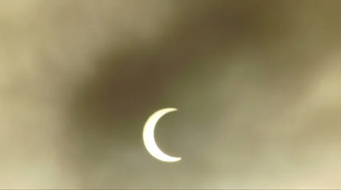 Solar Eclipse C07 Timelapse Stock Footage 11104912