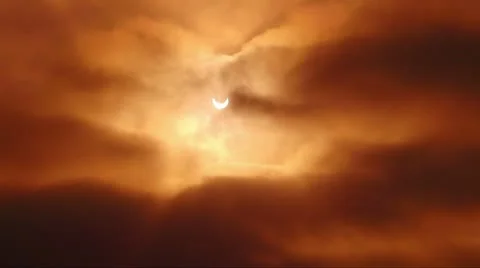 Solar Eclipse C22 Timelapse Stock Footage 11103288