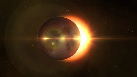 Animation Solar Eclipse Stock Footage ~ Royalty Free Stock Videos | Pond5