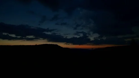 The Solar Eclipse comes to Fall Creek Falls Tennessee Stock-Footage 79236081