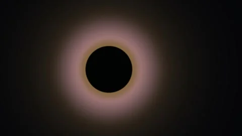 Solar Eclipse Corona Seamless Loop Stock Footage 342672892