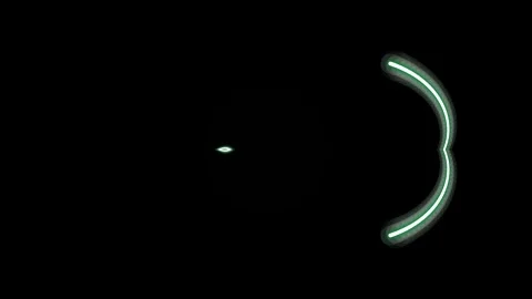 Solar Eclipse with Crescent Moon Shapes Vídeo Stock 329106810