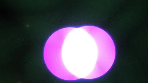 Solar Eclipse in Deep Space. Video stock 334196261