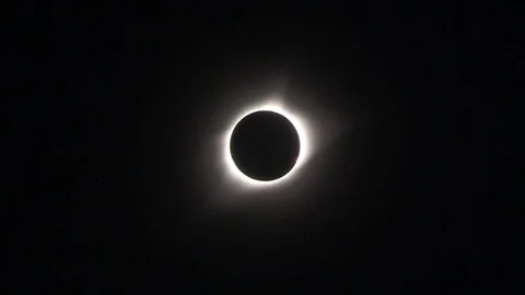 Solar Eclipse Excelsior Springs Missouri Stock Footage 79072903