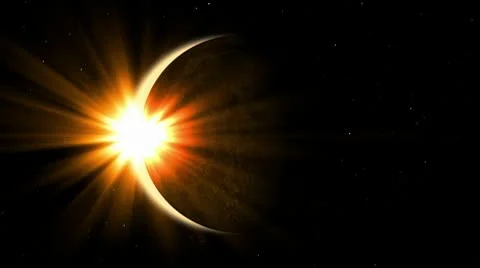 Solar eclipse Stock Footage 10727191