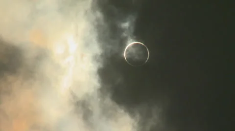 Solar Eclipse Stock Footage 32086987