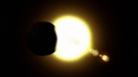 Solar eclipse Stock Footage 74748094