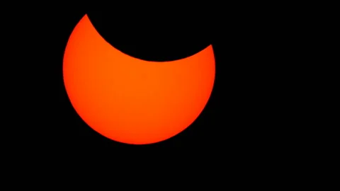 Solar eclipse Stock Footage 93596174