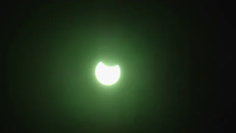 Solar Eclipse Stock Footage 162978884