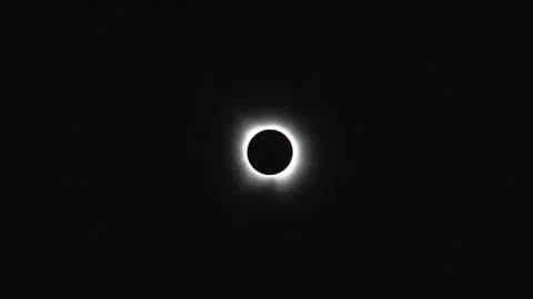 Solar Eclipse | Full Totality | 4K Footage Stock Footage 293631011
