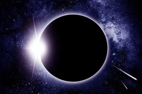 Solar eclipse 스톡 일러스트