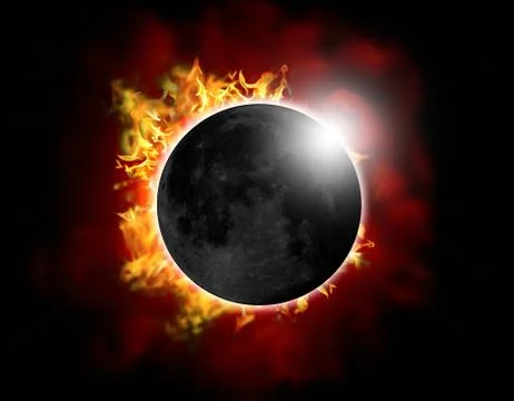 Solar eclipse Stock Illustration