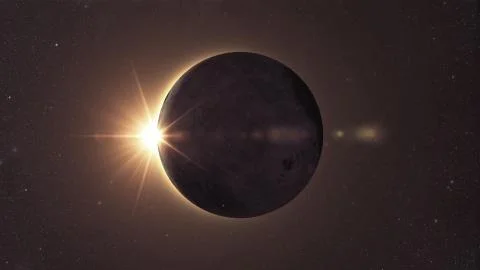 Solar eclipse Stock Illustration