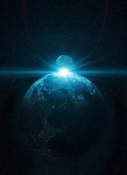 Solar eclipse Stock Illustration