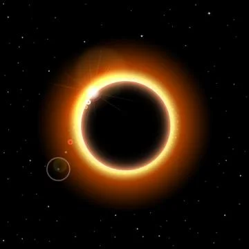 Solar eclipse Stock Illustration