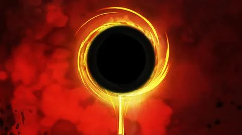 Solar eclipse Illustrazione stock