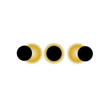 Solar eclipse Stock Illustration