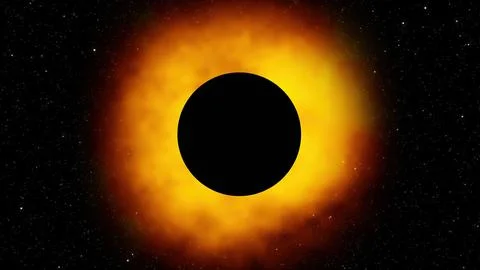 Solar eclipse Stock Illustration