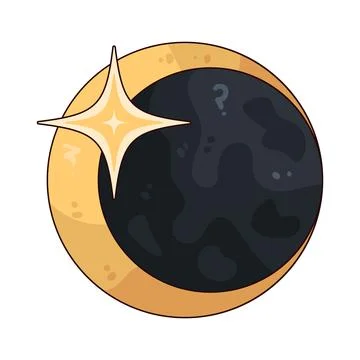 Solar Eclipse illustration 스톡 일러스트