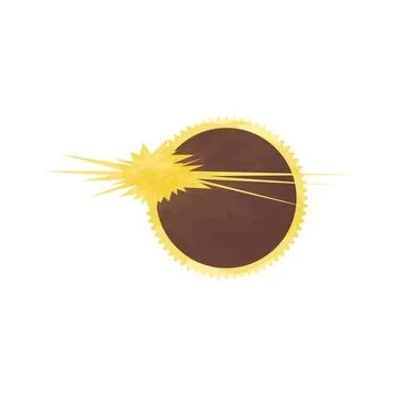 Solar Eclipse illustration Stock Illustration
