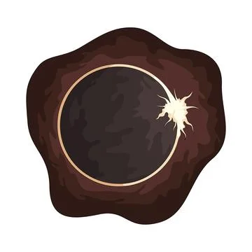 Solar Eclipse illustration Stock Illustration