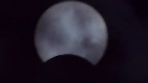 Solar Eclipse of June 21, 2020. Western Siberia, Novosibirsk. Video stock 133159084