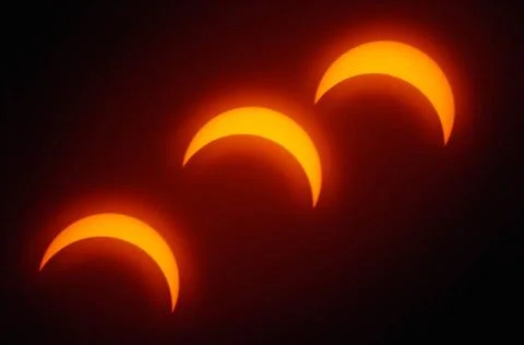Solar eclipse, Maniya, Madhya Pradesh, India Copyright: xJagannathxRaul/Di... Stock Photos
