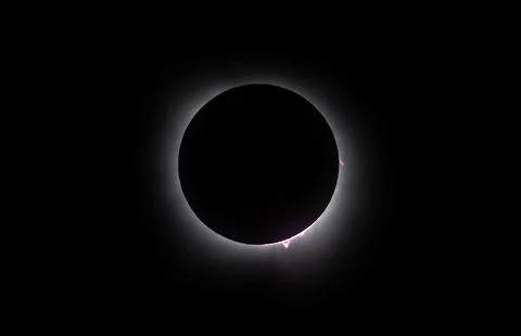Solar Eclipse in Mexico, Torreon - 08 Apr 2024 Stock Photos